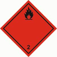 Знаки опасных грузов — Знак опасных грузов 2.1 &quot;Взрывчатые вещества и изделия&quot; — фото