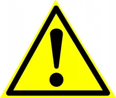 Знаки предупреждающие — Предупреждающий знак W09 &quot;Внимание. Опасность (прочие опасности)&quot; — фото
