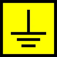 Знаки электробезопасности — Знак электробезопасности Т 26-01 &quot;Знак заземления&quot; — фото