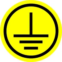 Знаки электробезопасности — Знак электробезопасности Т 26-03 &quot;Знак заземления&quot; — фото