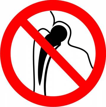 Запрещающий знак Р16 "Запрещается работа (присутствие) людей, имеющих металлические импланты" — фото-524_1