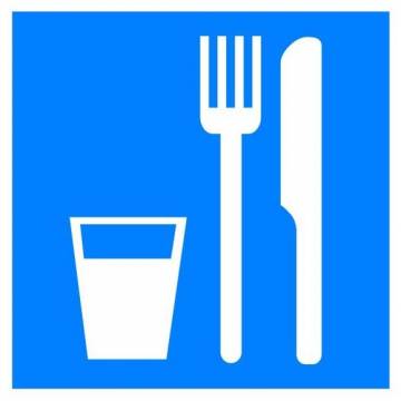 Указательный знак D01 "Пункт (место приема пищи)" — фото-534_1