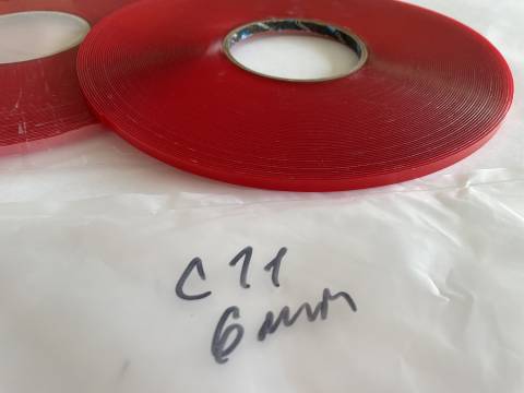 Клеевая двухсторонняя лента SM С11 6 мм х ЗЗм — фото-555_2