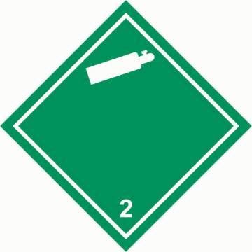 Знак опасных грузов 2.2б "Невоспламеняющиеся нетоксичные газы" — фото-550_1