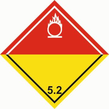 Знак опасных грузов 5.2б "Огранические пероксиды" — фото-550_1