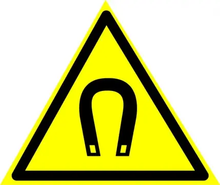 Предупреждающий знак W13 "Внимание. Магнитное поле" — фото-530_1